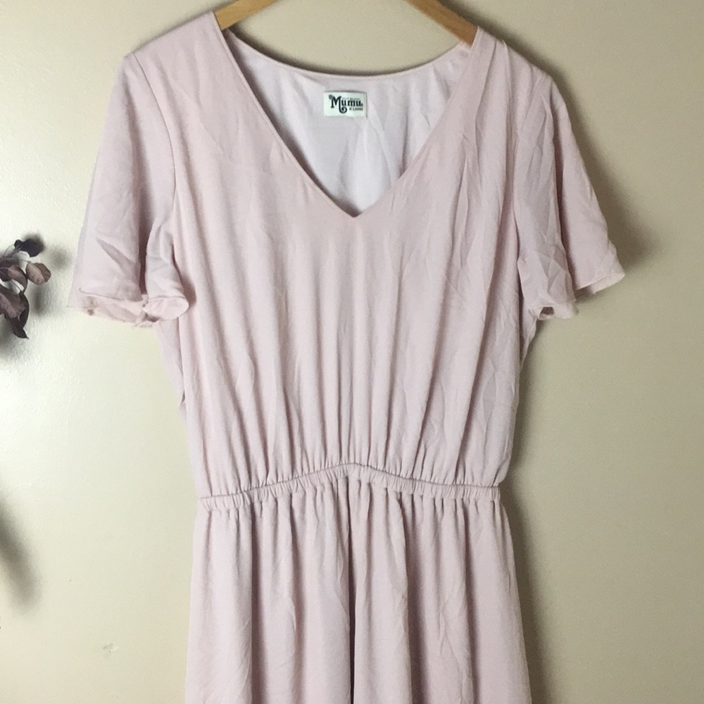 Show me your mumu Michelle Flutter Maxi Dress - Picture 4 of 7